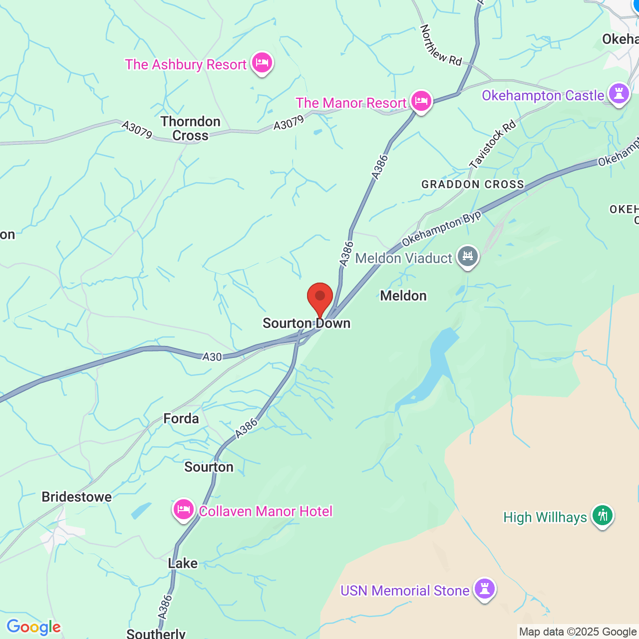 Map displaying vacancy location