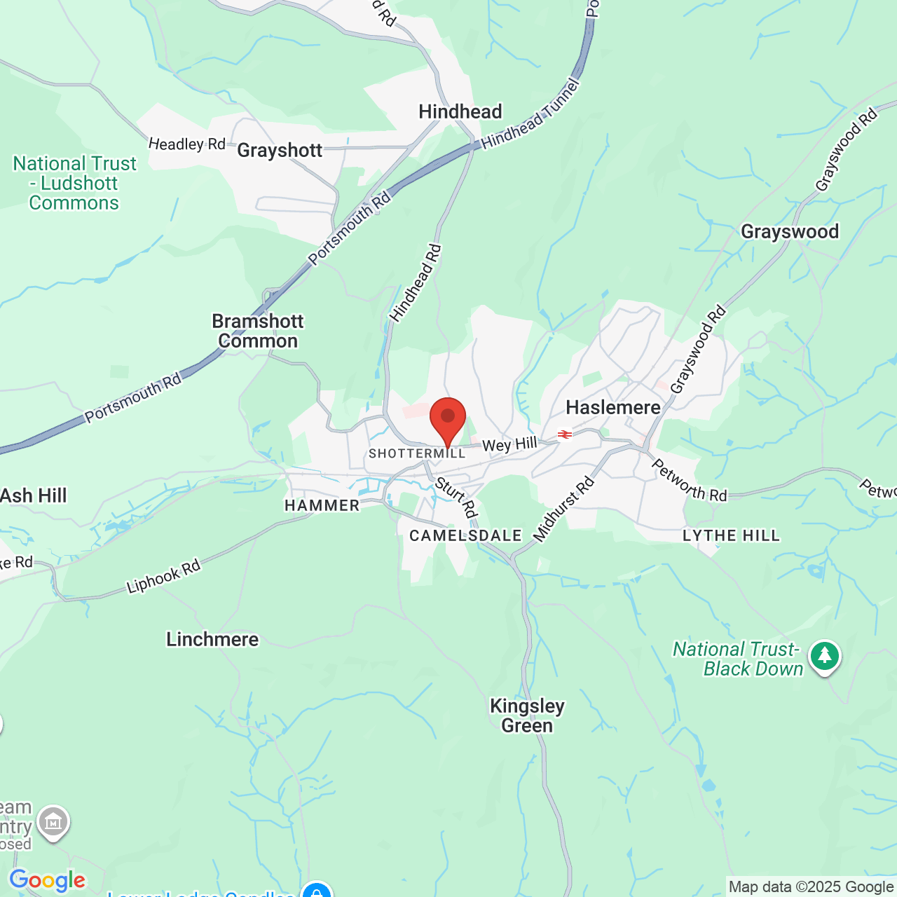 Map displaying vacancy location