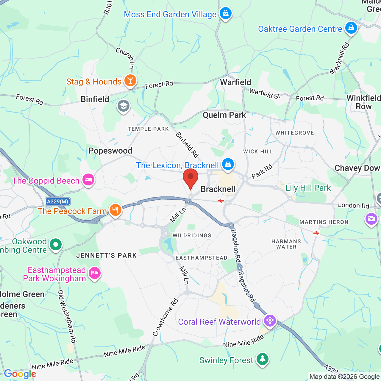 Map displaying vacancy location