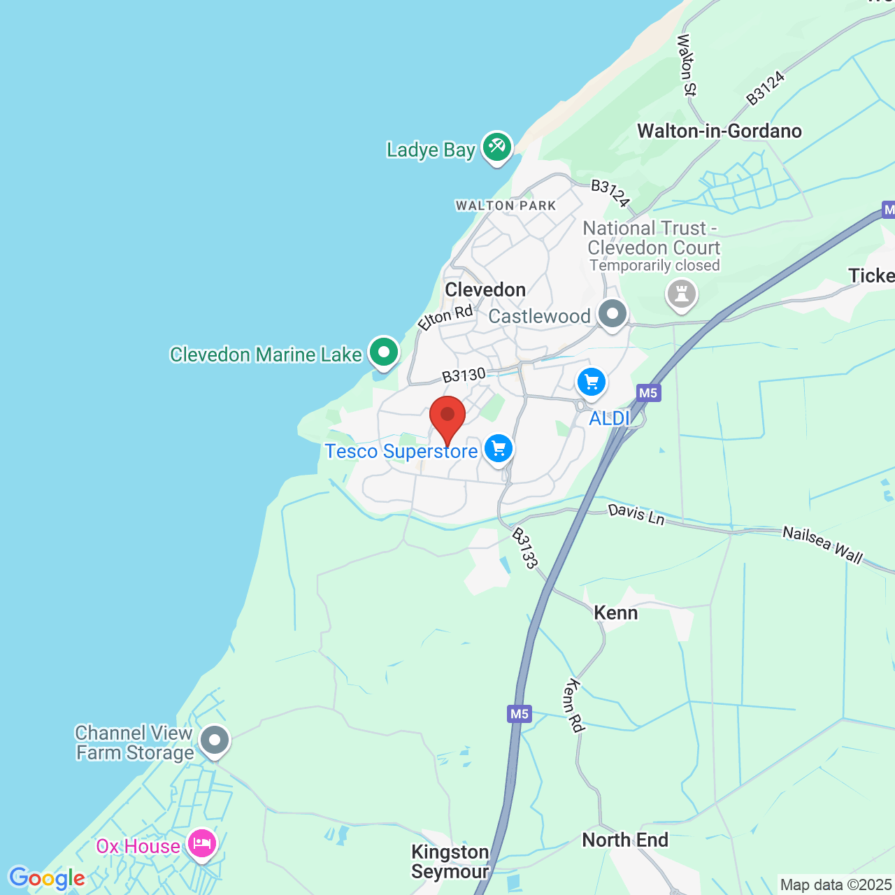 Map displaying vacancy location