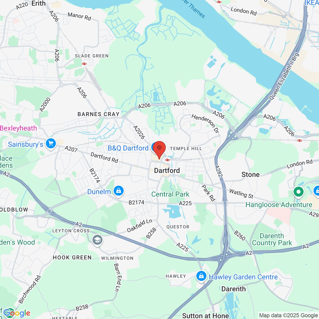 Map displaying vacancy location