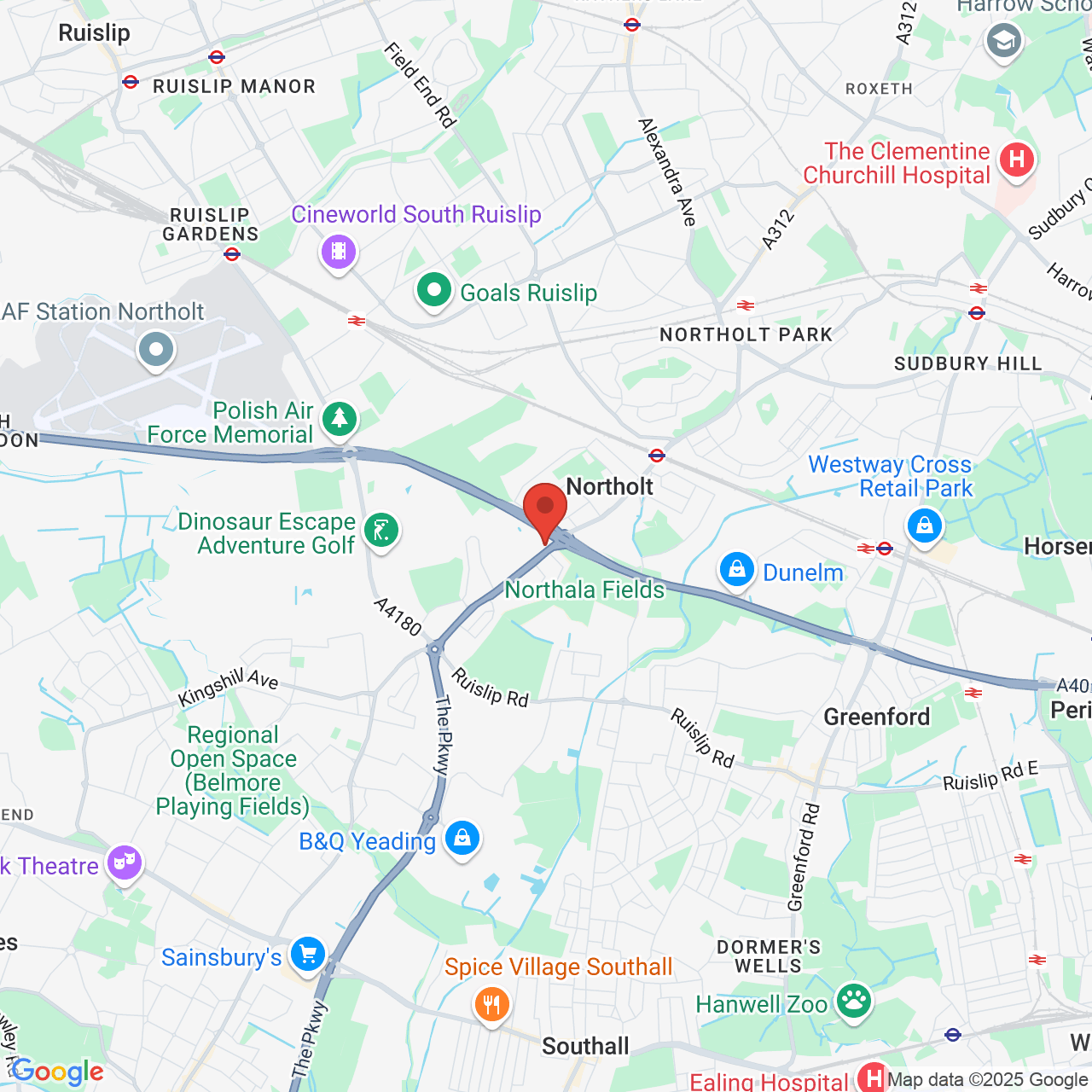 Map displaying vacancy location