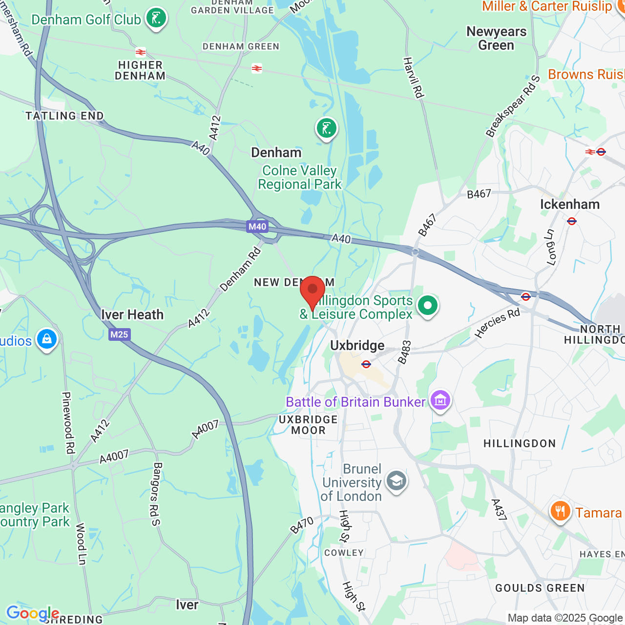 Map displaying vacancy location