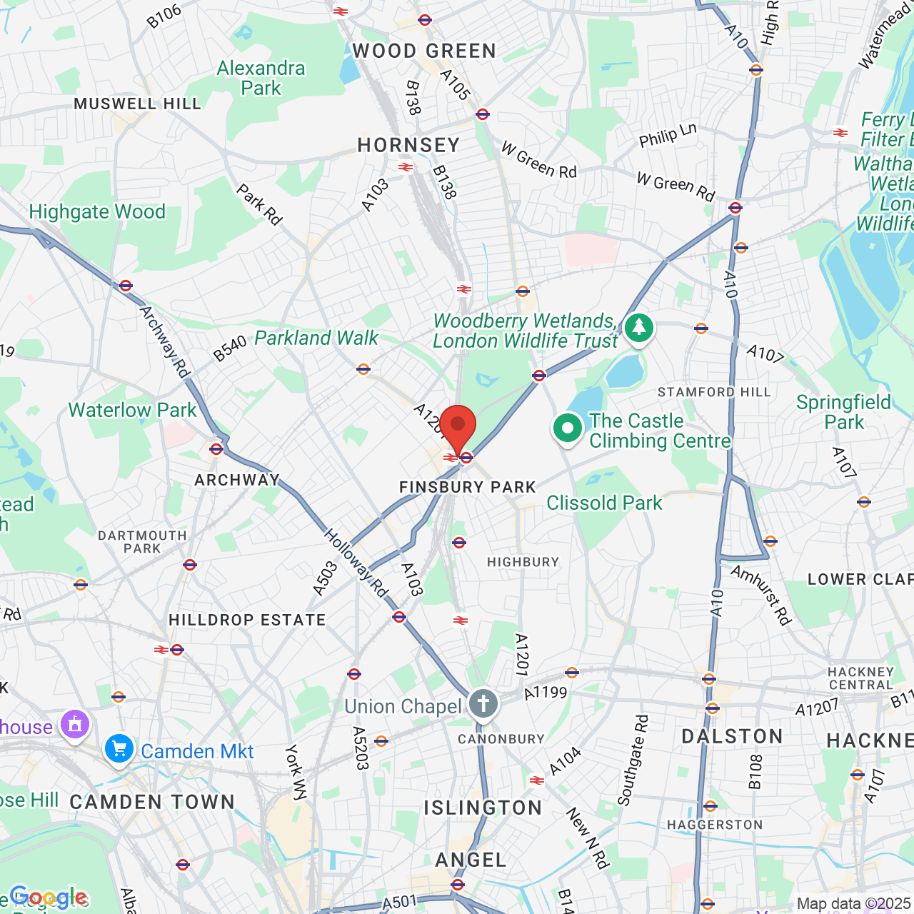 Map displaying vacancy location