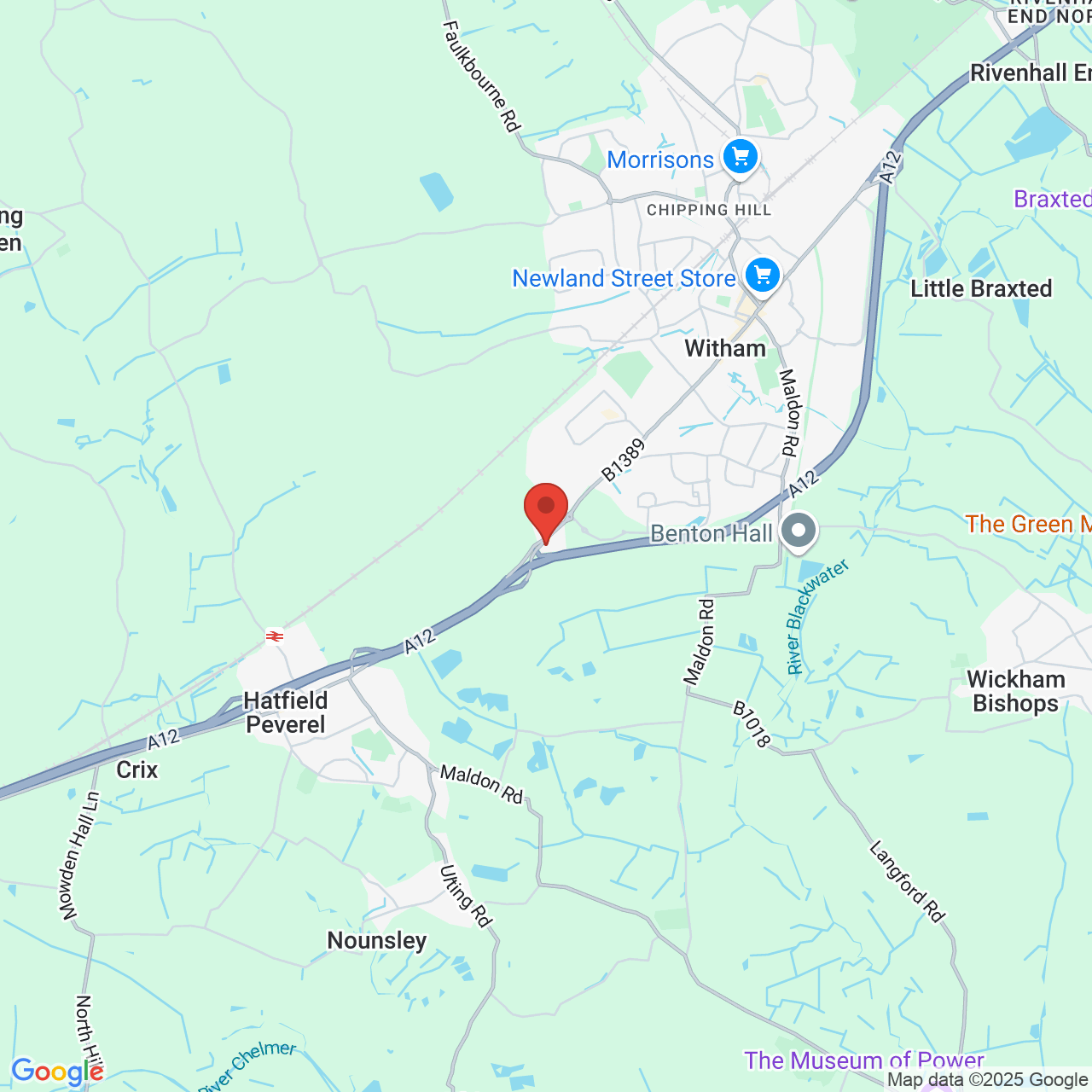 Map displaying vacancy location