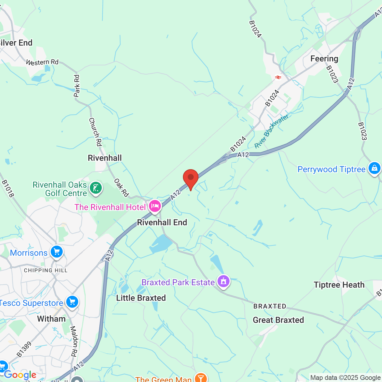 Map displaying vacancy location