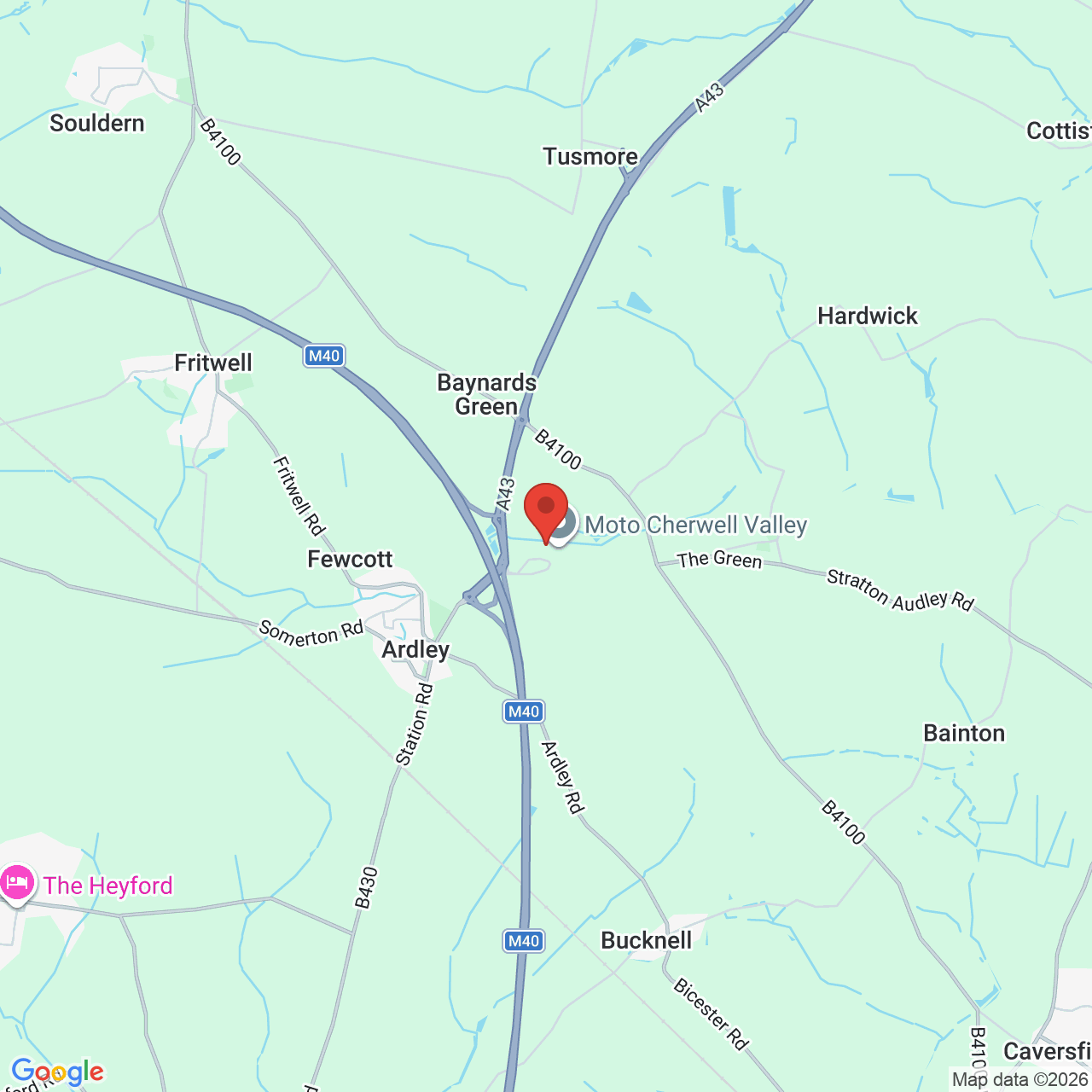 Map displaying vacancy location