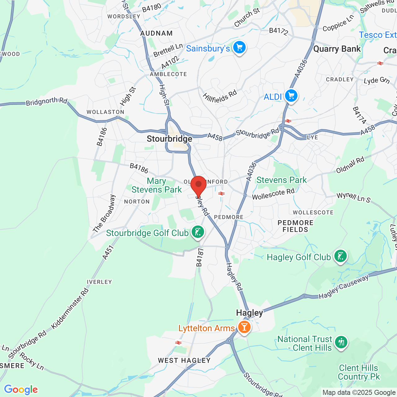 Map displaying vacancy location