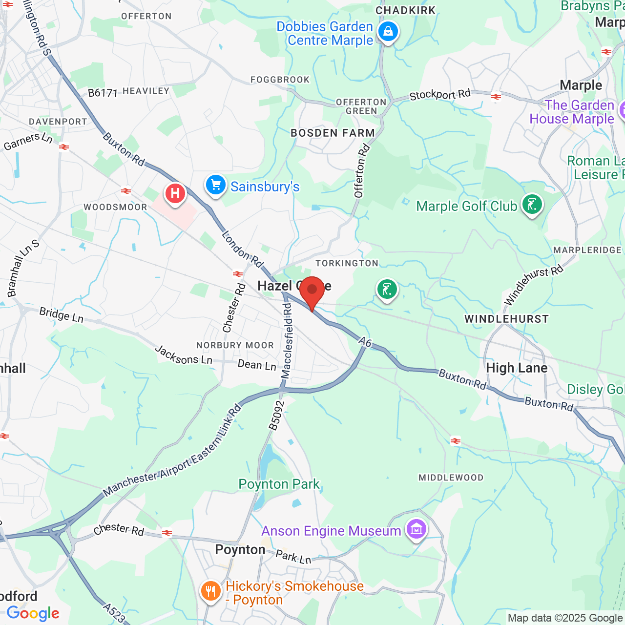 Map displaying vacancy location