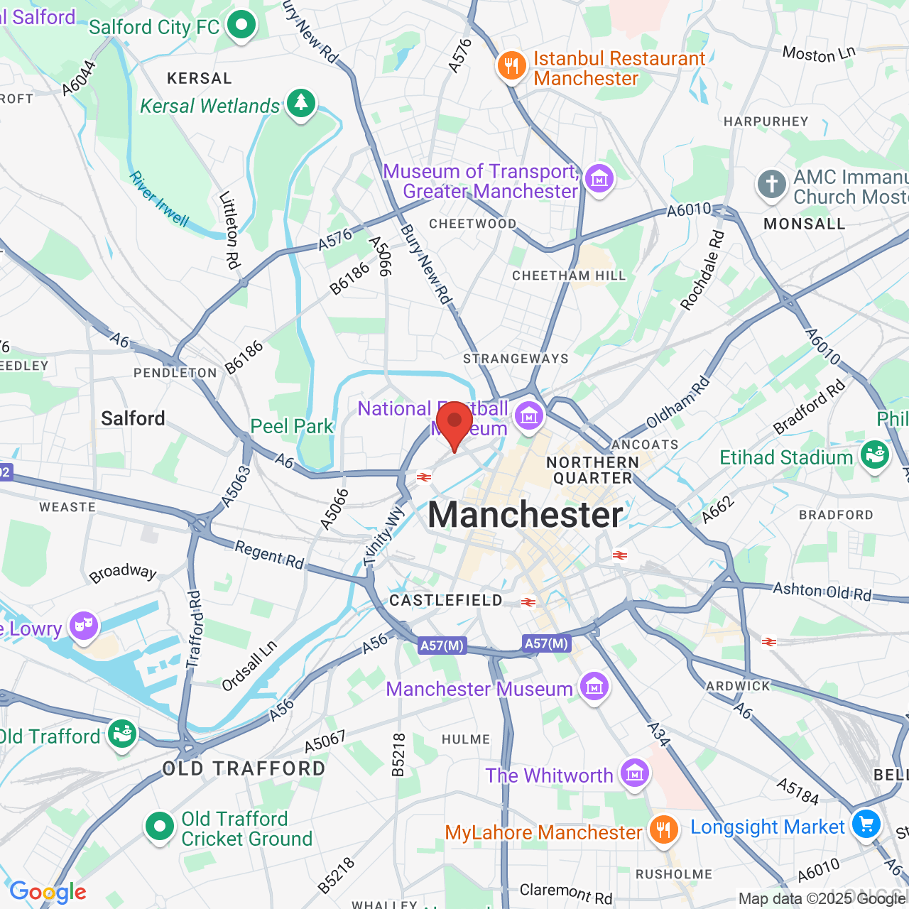 Map displaying vacancy location
