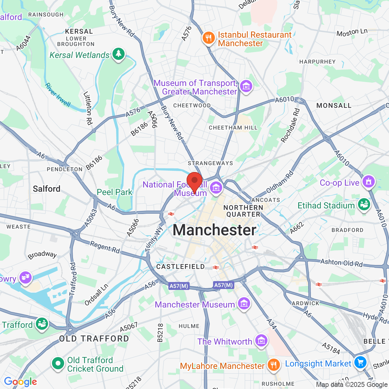 Map displaying vacancy location