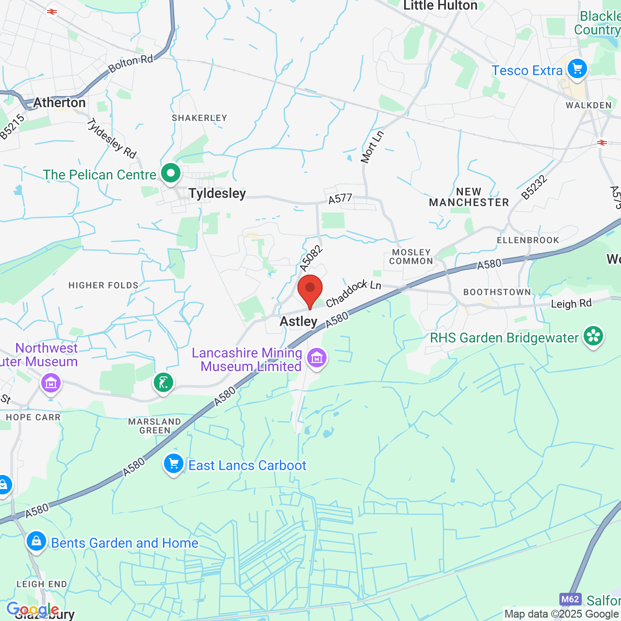 Map displaying vacancy location