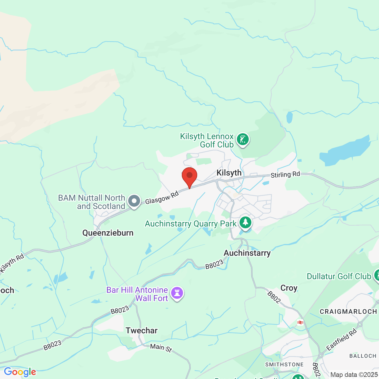 Map displaying vacancy location